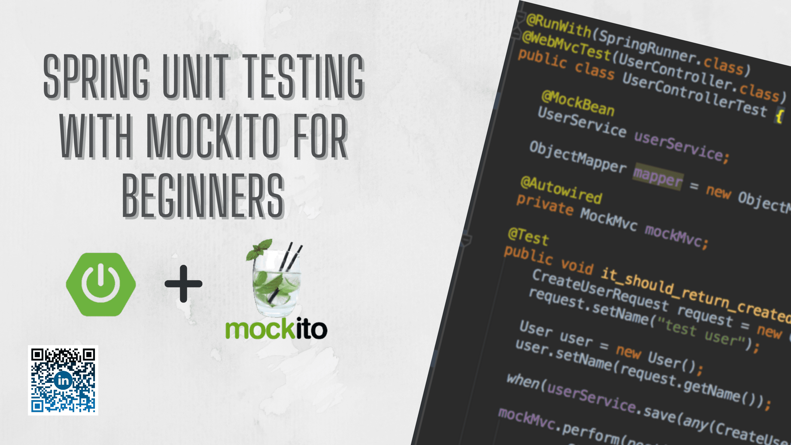 Spring Unit Testing with Mockito For Beginners